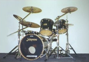 Jalapeno Forest Green Burst Gloss Lacquer Drum Kit